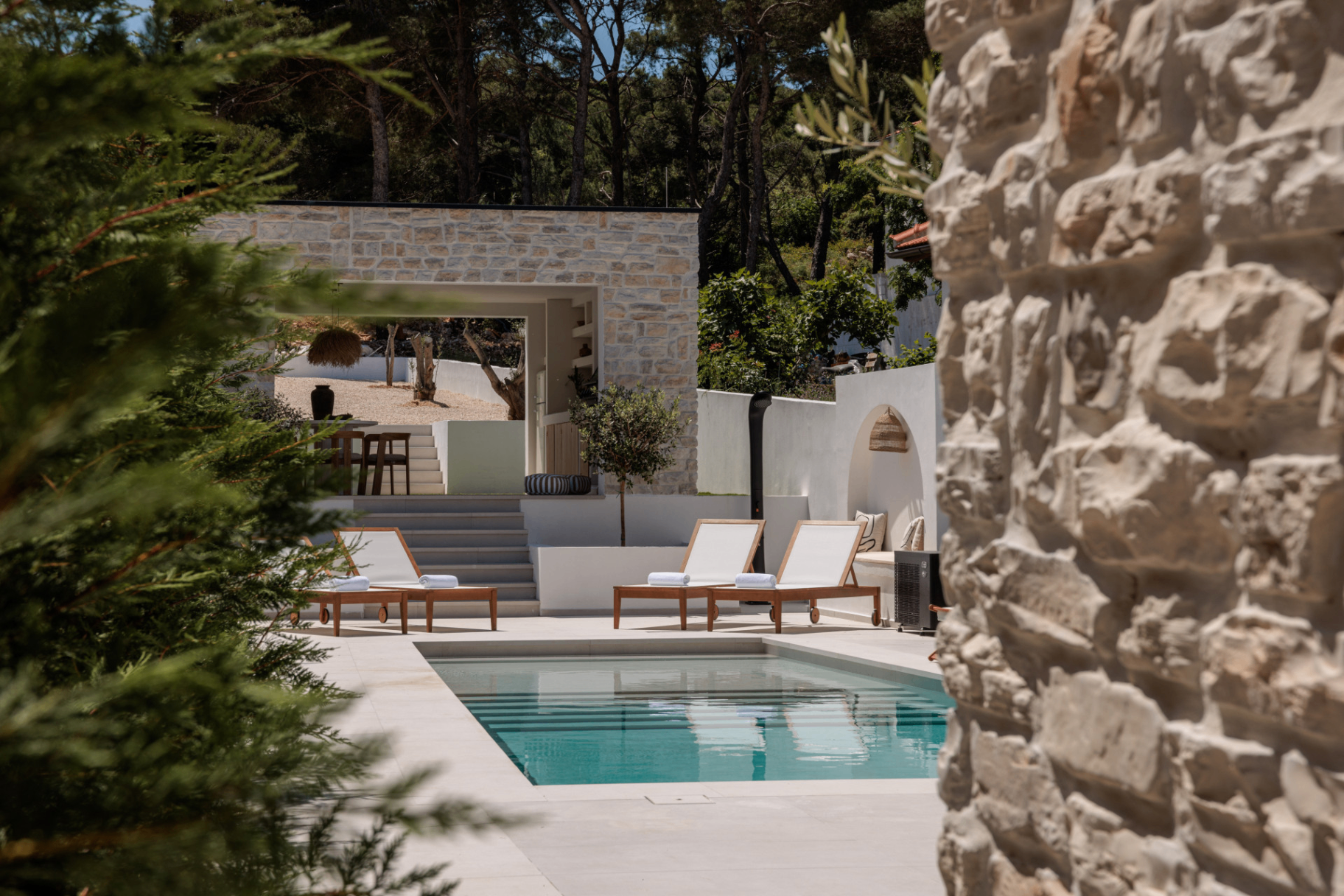 Villa Casa NoTa luxury villa overlooking the Adriatic at golden hour